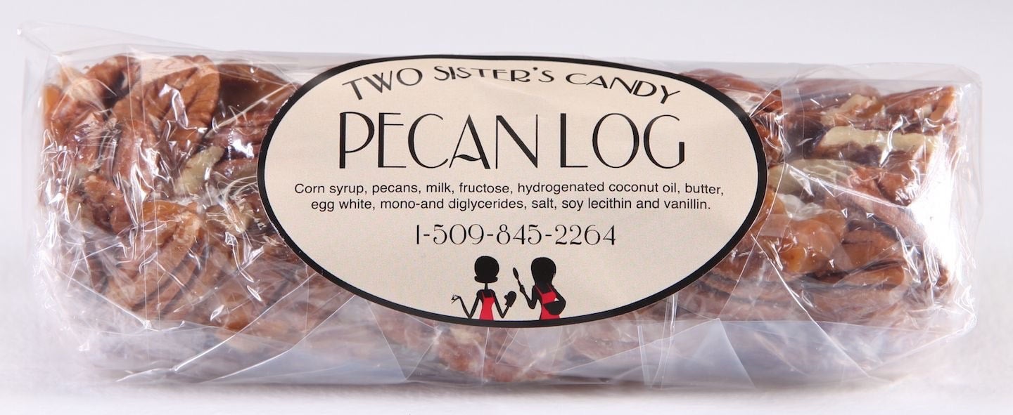 Pecan Log  Two Sister's Candy